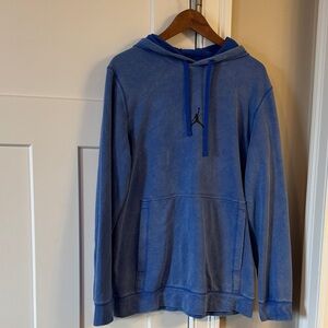 Jordan Blue Apparel with Red Logo